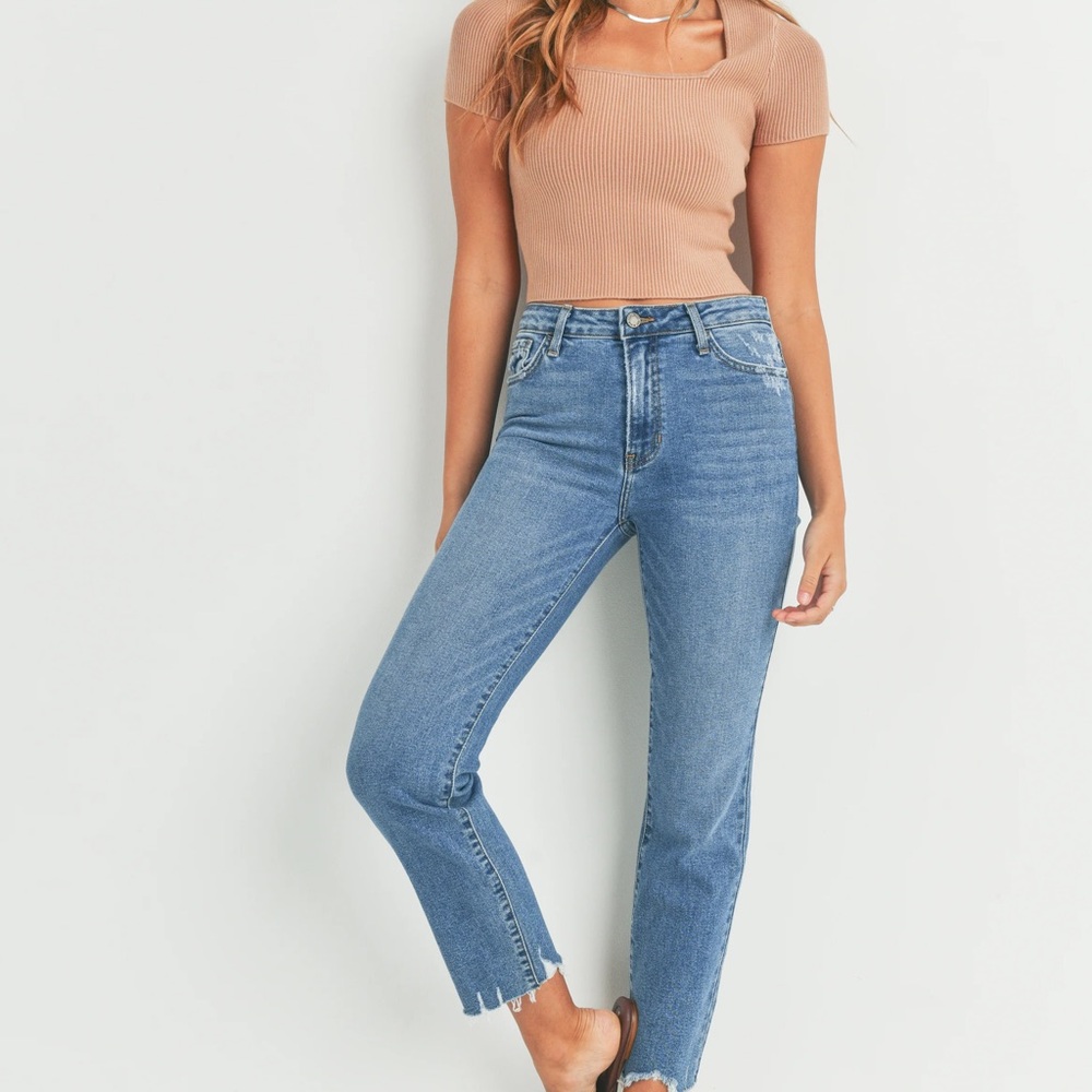 Just Black Denim The Vintage Straight - Extended Sizing
